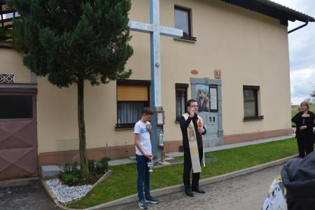 Križ je blagoslovil Martin Leban